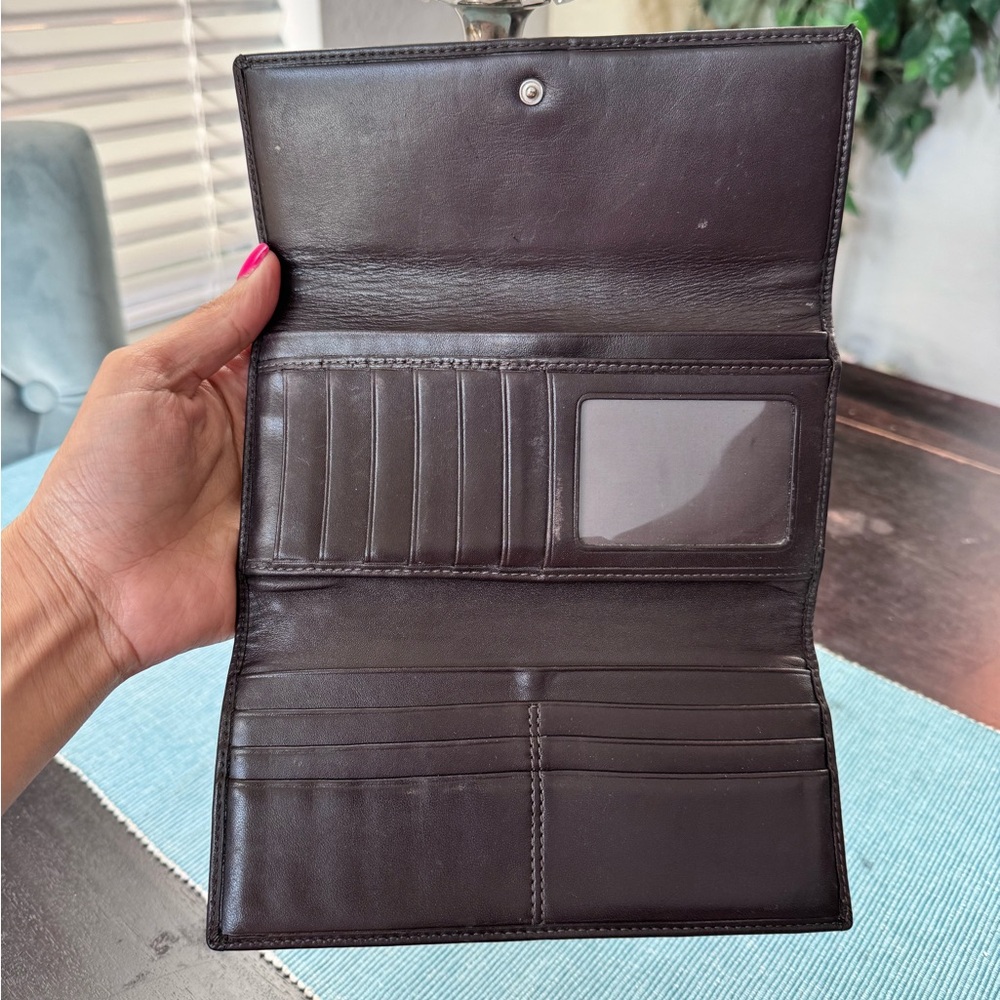 Coach Vintage Brown and Tan Wallet - Picture 5 of 7